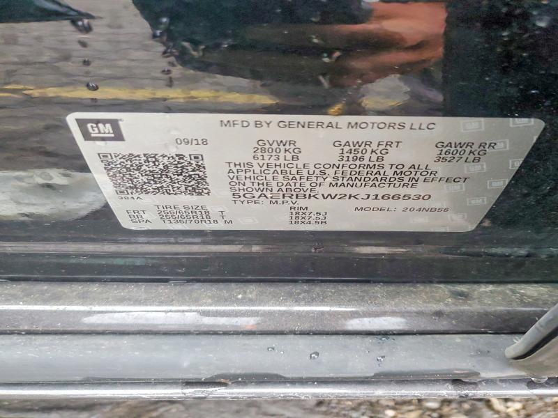 Aukcja sprzedaży 2019 Buick Enclave, vin: 5GAERBKW2KJ166530, numer aukcji: 68899236