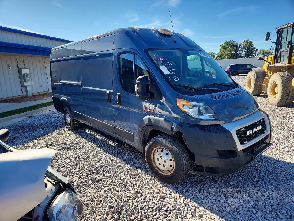 2019 Ram Promaster 3500 მანქანა იყიდება აუქციონზე, vin: 3C6URVJG5KE564633, აუქციონის ნომერი: 70748556
