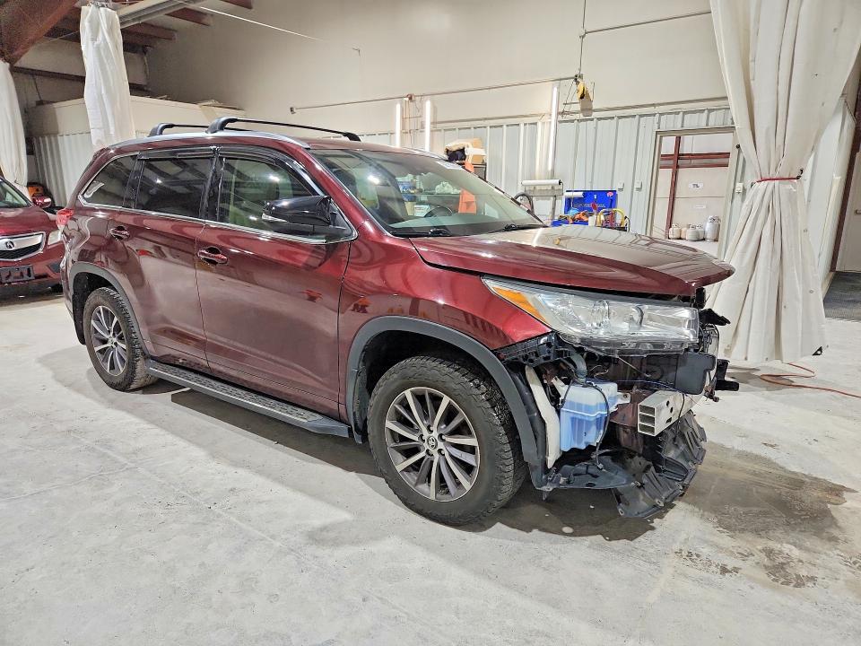 Aukcja sprzedaży 2018 Toyota Highlander, vin: 5TDJZRFH6JS812123, numer aukcji: 68738666