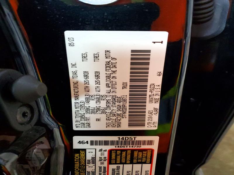 Продаж на аукціоні авто 2023 Toyota Tundra, vin: 5TFNA5DB9PX100711, номер лоту: 70476136