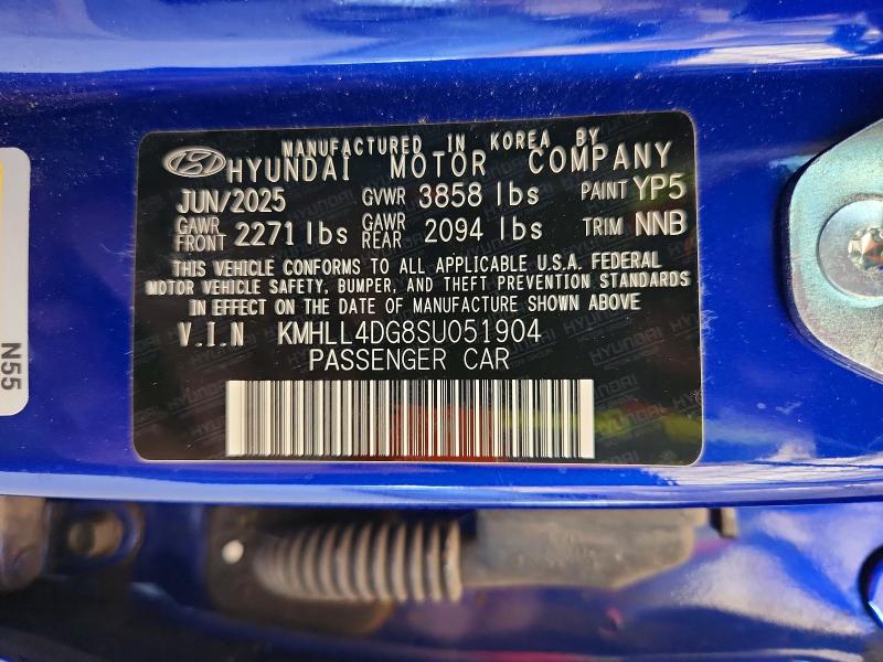 Продаж на аукціоні авто 2025 Hyundai Elantra, vin: KMHLL4DG8SU051904, номер лоту: 67706806