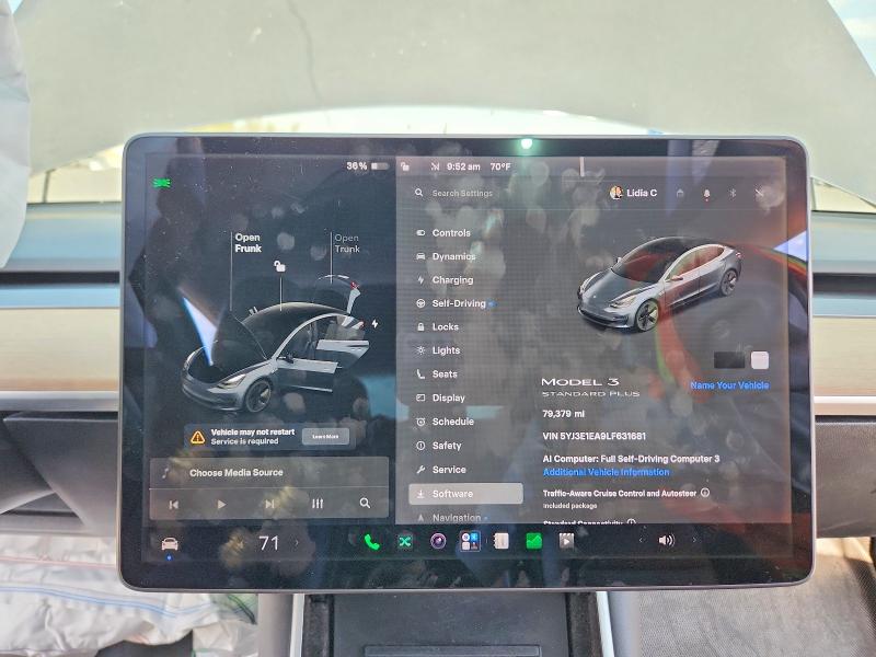 Продаж на аукціоні авто 2020 Tesla Model 3, vin: 5YJ3E1EA9LF631681, номер лоту: 69798286