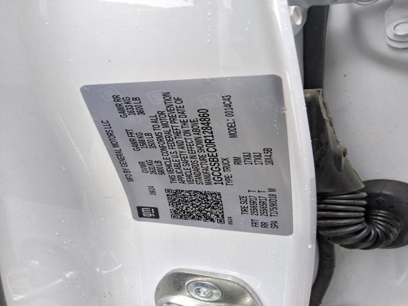 2024 Chevrolet Colorado მანქანა იყიდება აუქციონზე, vin: 1GCGSBEC0R1284860, აუქციონის ნომერი: 69817796