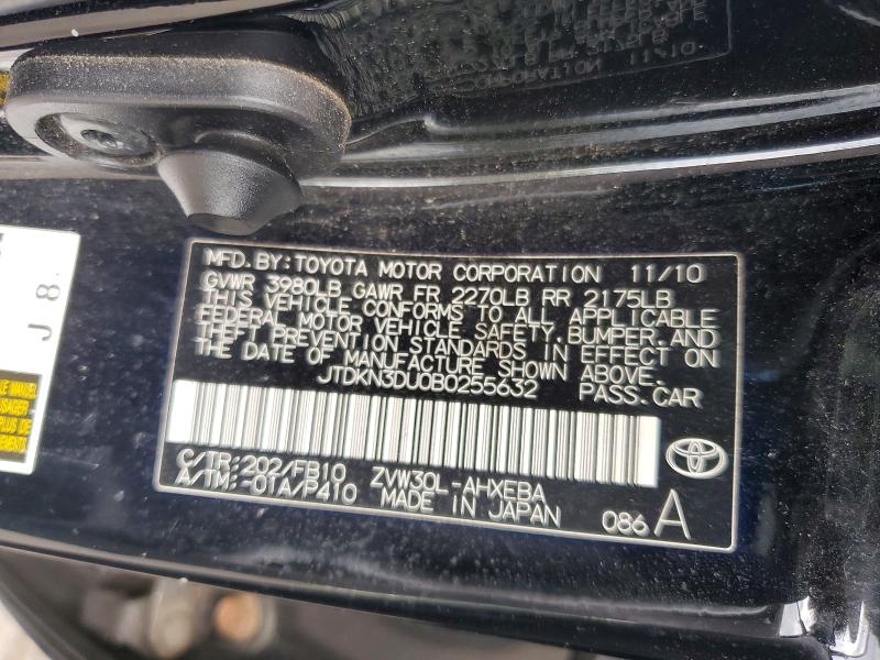 Aukcja sprzedaży 2011 Toyota Prius, vin: JTDKN3DU0B0255632, numer aukcji: 70639246