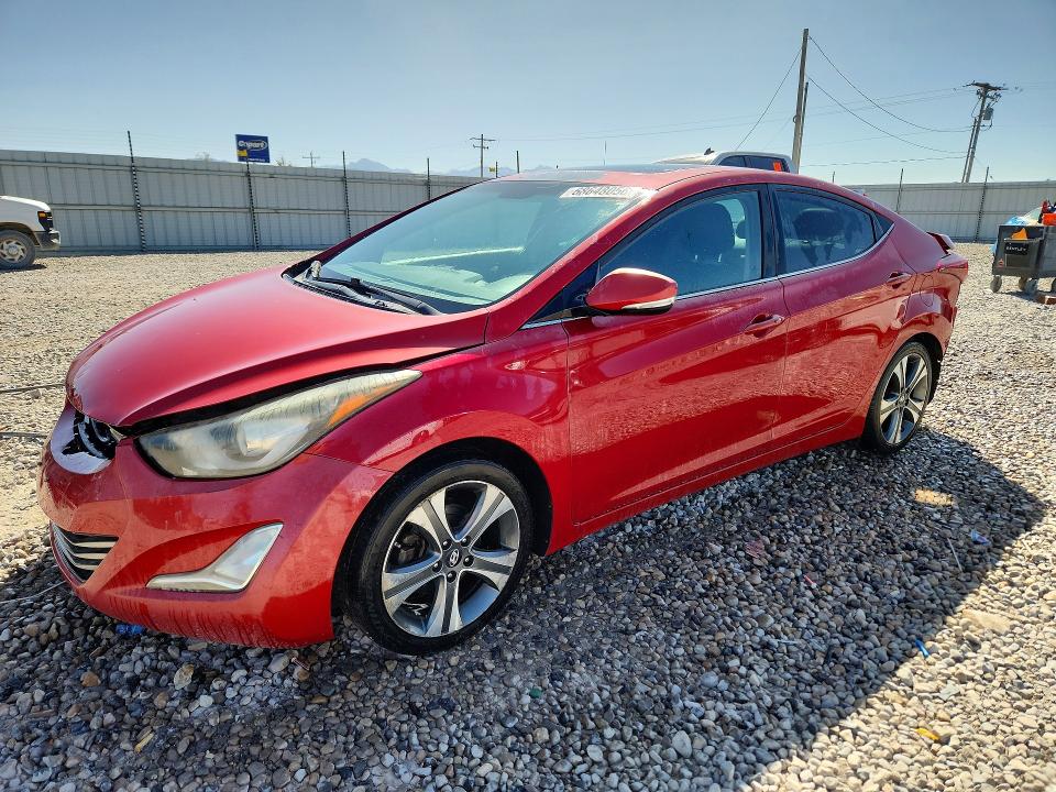 Продаж на аукціоні авто 2014 Hyundai Elantra, vin: KMHDH4AH2EU054546, номер лоту: 68648056