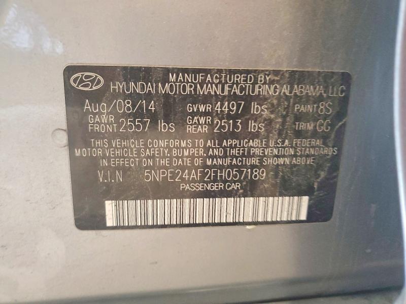 Aukcja sprzedaży 2015 Hyundai Sonata, vin: 5NPE24AF2FH057189, numer aukcji: 69194276