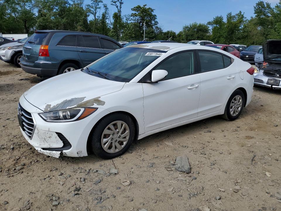 Продаж на аукціоні авто 2017 Hyundai Elantra, vin: 5NPD74LF2HH209274, номер лоту: 69077646