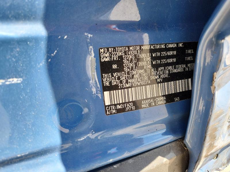 Aukcja sprzedaży 2023 Toyota Rav4, vin: 2T3UWRFV2PW160314, numer aukcji: 67591766