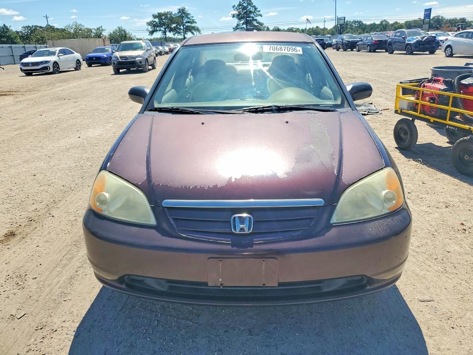 2001 Honda Civic მანქანა იყიდება აუქციონზე, vin: 2HGES16551H541830, აუქციონის ნომერი: 70687096