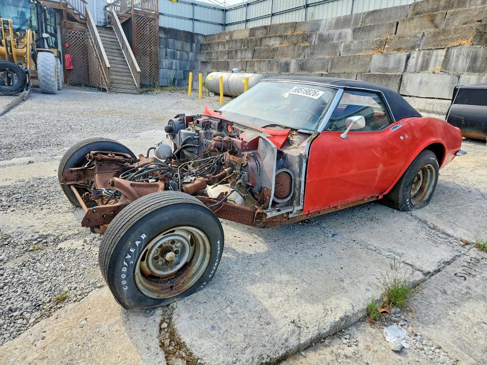 69519826 :رقم المزاد ، 194679S725987 vin ، 1969 Chevrolet Corvette مزاد بيع