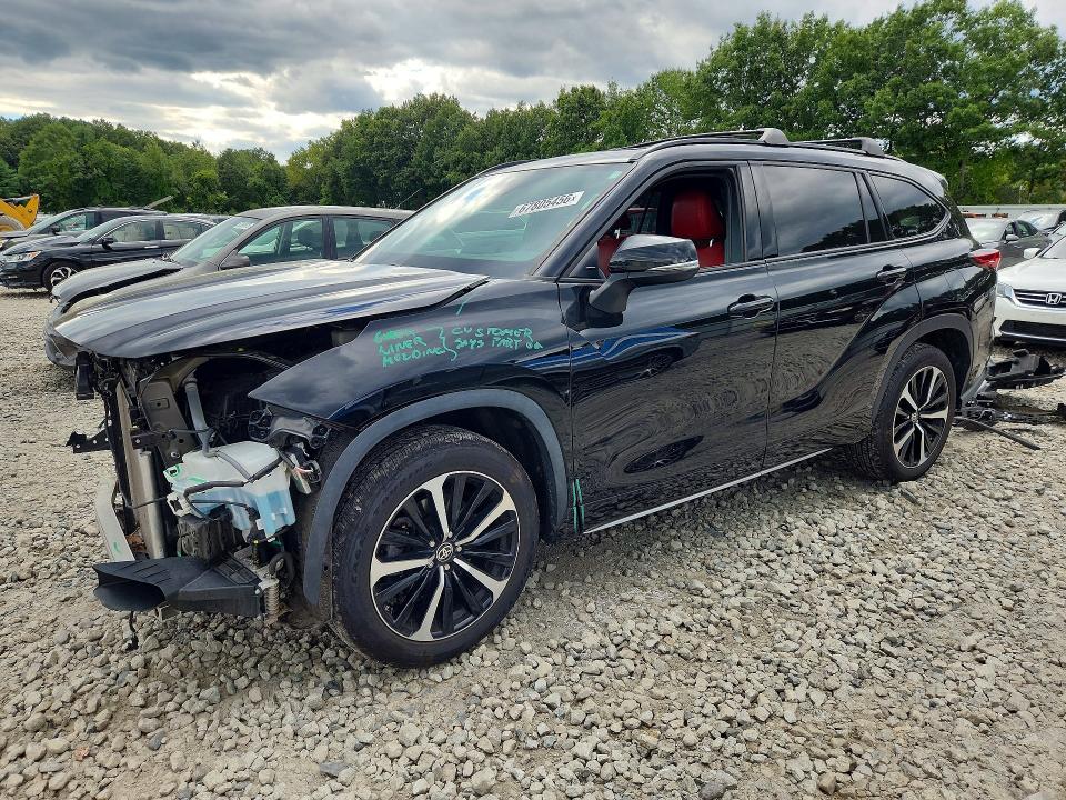 2022 Toyota Highlander მანქანა იყიდება აუქციონზე, vin: 5TDJZRBH2NS196836, აუქციონის ნომერი: 67805456