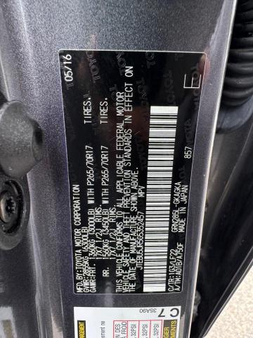 Aukcja sprzedaży 2016 Toyota 4runner, vin: JTEBU5JR5G5352457, numer aukcji: 71419136