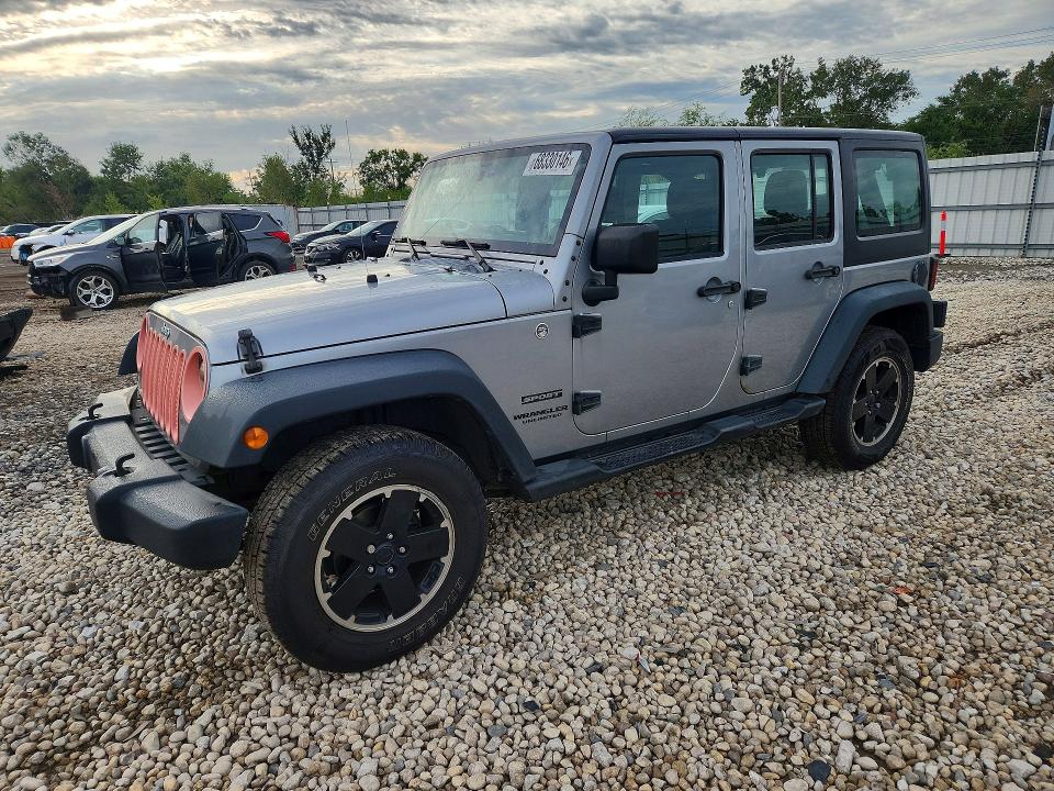 2014 Jeep Wrangler Unlimited მანქანა იყიდება აუქციონზე, vin: 1C4BJWDG4EL306074, აუქციონის ნომერი: 68330146