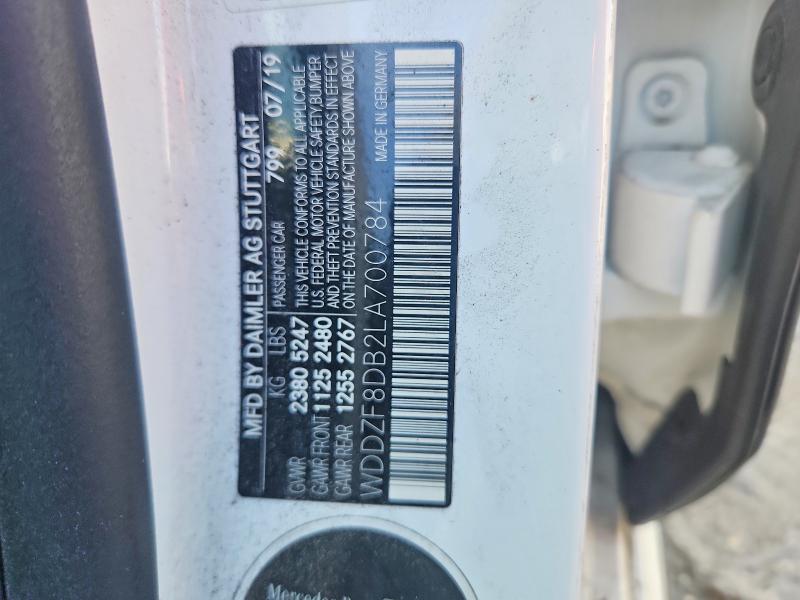 Продаж на аукціоні авто 2020 Mercedes-benz E, vin: WDDZF8DB2LA700784, номер лоту: 67739526