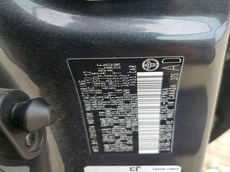 Продажа на аукционе авто 2013 Toyota Corolla, vin: 2T1BU4EE0DC983265, номер лота: 69990826