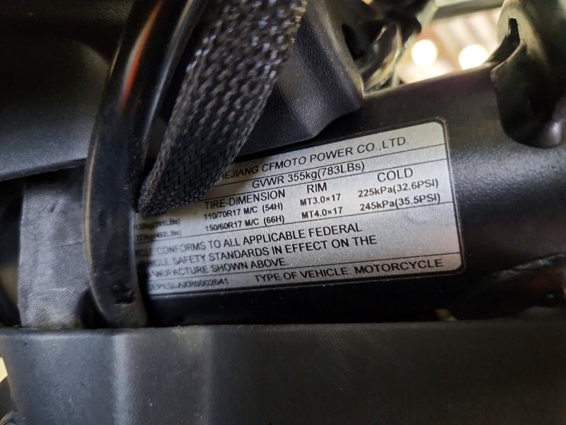 70121986 :رقم المزاد ، LCEPESLAXR6002641 vin ، 2024 Cf Moto 450ss مزاد بيع