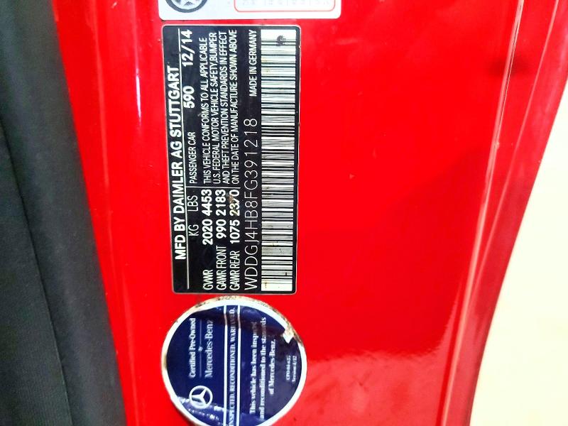 Aukcja sprzedaży 2015 Mercedes-benz C, vin: WDDGJ4HB8FG391218, numer aukcji: 70262206