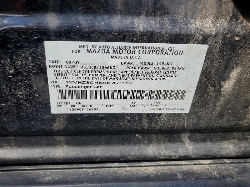 Aukcja sprzedaży 2010 Mazda 6, vin: 1YVHZ8CH5A5M07187, numer aukcji: 67963076