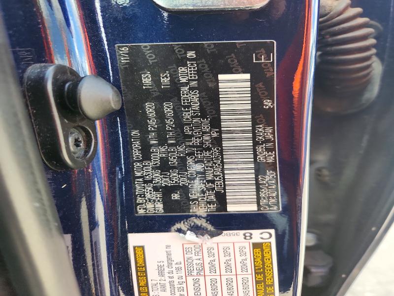Aukcja sprzedaży 2016 Toyota 4runner, vin: JTEBU5JR4G5403995, numer aukcji: 70366456