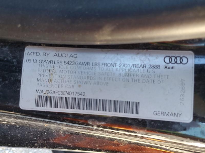 Aukcja sprzedaży 2014 Audi A7, vin: WAU2GAFC5EN017542, numer aukcji: 61978666