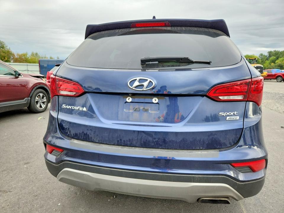 71224576 :رقم المزاد ، 5XYZUDLB2JG505372 vin ، 2018 Hyundai Santa Fe Sport مزاد بيع