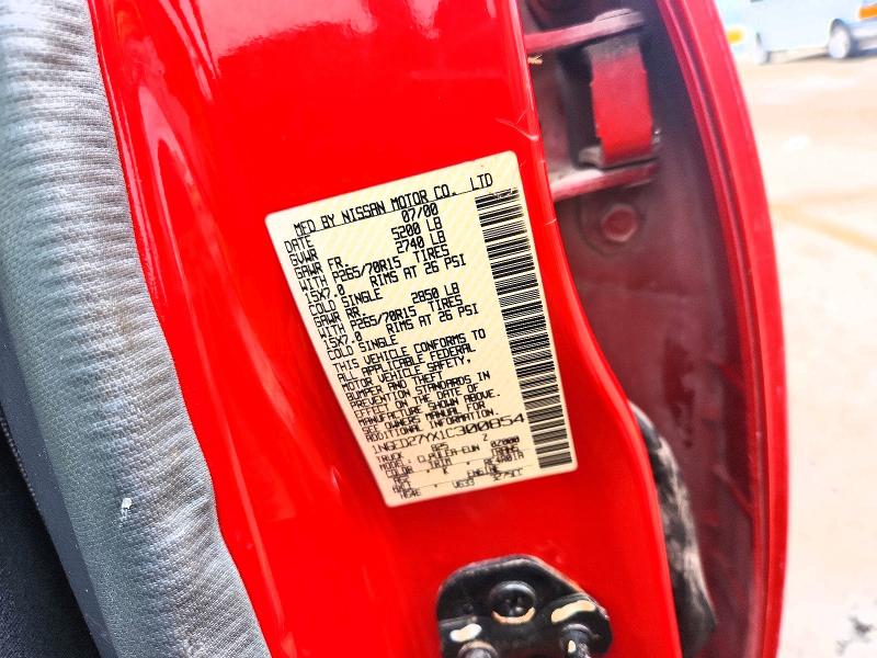 2001 Nissan Frontier მანქანა იყიდება აუქციონზე, vin: 1N6ED27YX1C300854, აუქციონის ნომერი: 70150776