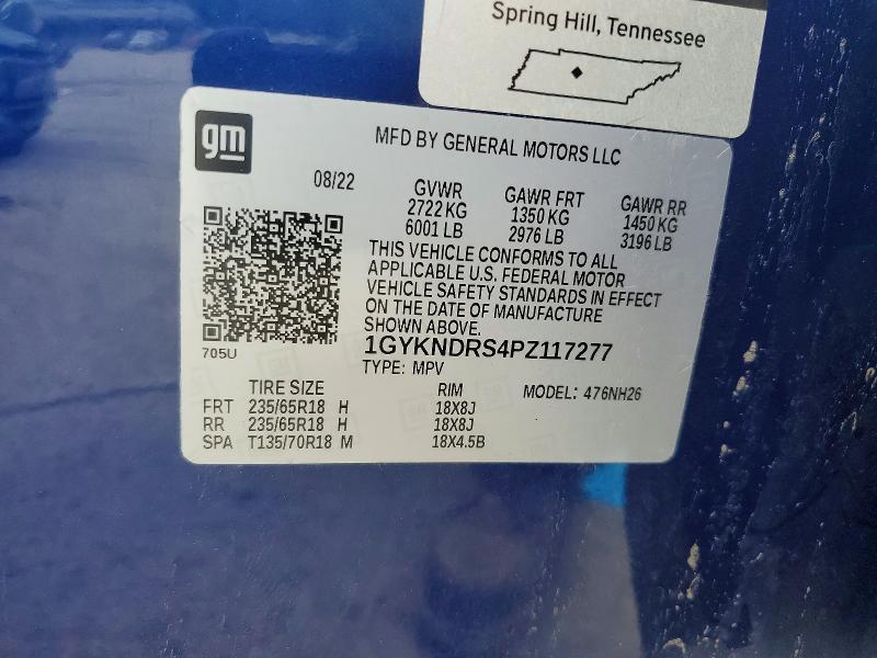 Продажа на аукционе авто 2023 Cadillac Xt5, vin: 1GYKNDRS4PZ117277, номер лота: 68679476