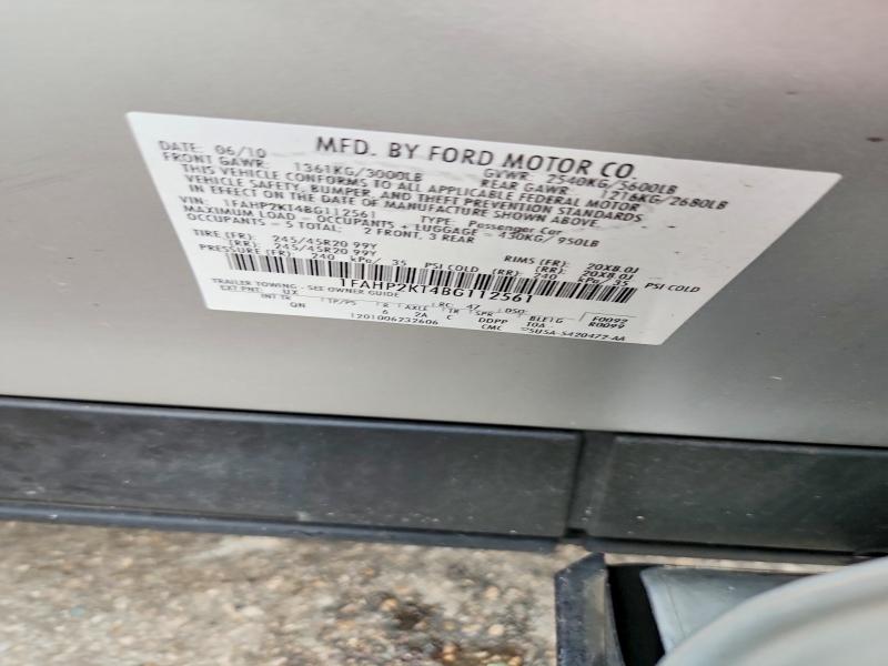70332486 :رقم المزاد ، 1FAHP2KT4BG112561 vin ، 2011 Ford Taurus مزاد بيع