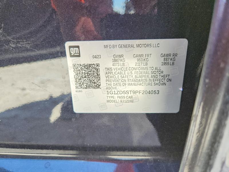 68444866 :رقم المزاد ، 1G1ZD5ST9PF204053 vin ، 2023 Chevrolet Malibu مزاد بيع