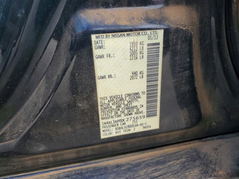 Aukcja sprzedaży 2013 Nissan Altima, vin: 1N4AL3AP0DC275659, numer aukcji: 70342856