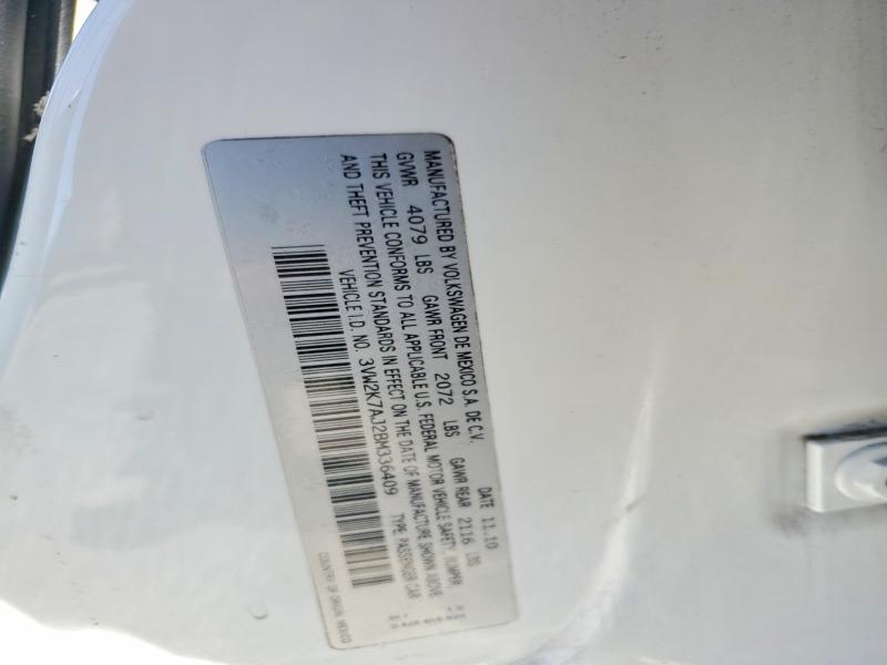 70676776 :رقم المزاد ، 3VW2K7AJ2BM336409 vin ، 2011 Volkswagen Jetta مزاد بيع