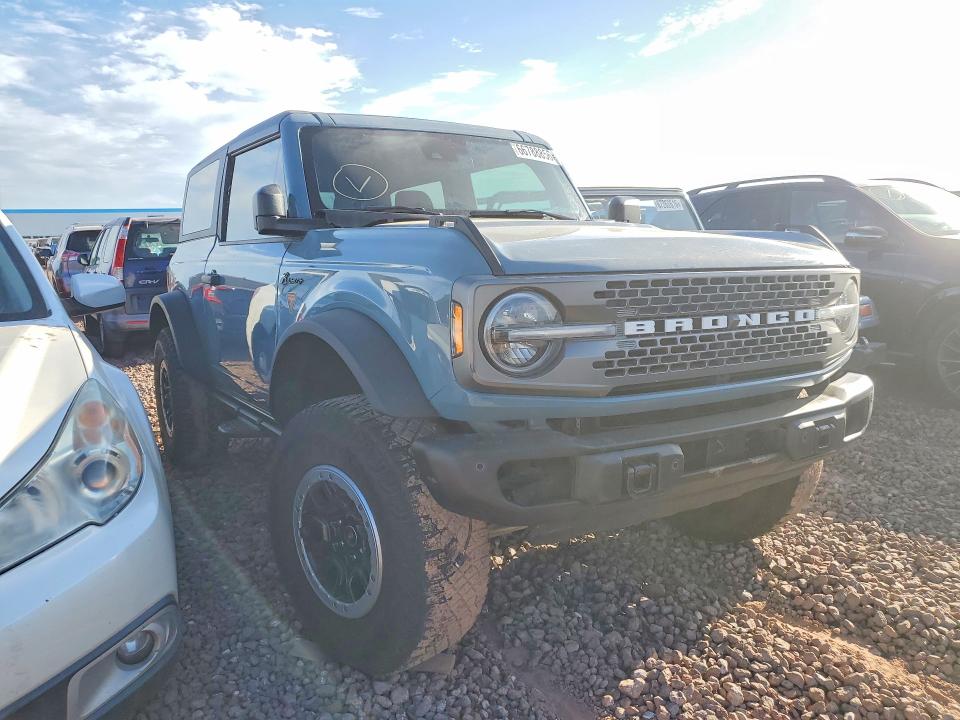 2022 Ford Bronco მანქანა იყიდება აუქციონზე, vin: 1FMDE5CPXNLB43645, აუქციონის ნომერი: 66788856