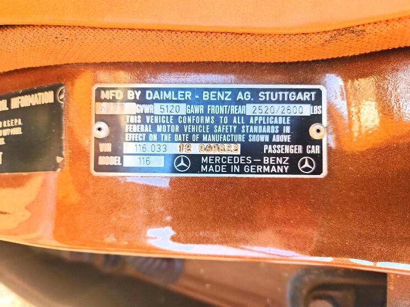 Продаж на аукціоні авто 1977 Mercedes-benz 450 Sel, vin: 11603312069222, номер лоту: 68151656