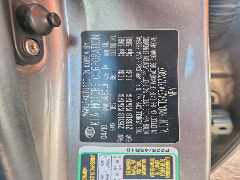 Aukcja sprzedaży 2010 Kia Soul, vin: KNDJT2A27A7177807, numer aukcji: 67330366