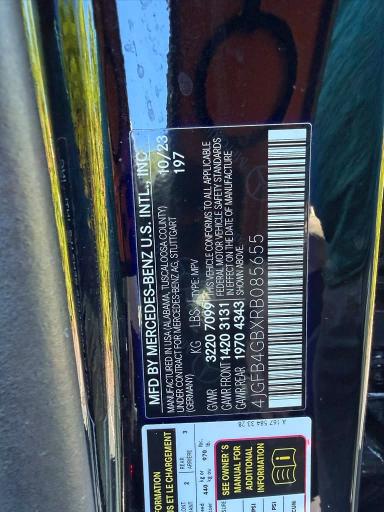 69080316 :رقم المزاد ، 4JGFB4GBXRB085655 vin ، 2024 Mercedes-benz Gle مزاد بيع
