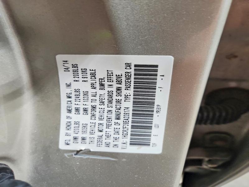 Продаж на аукціоні авто 2014 Honda Accord, vin: 1HGCR2F39EA209174, номер лоту: 69027546