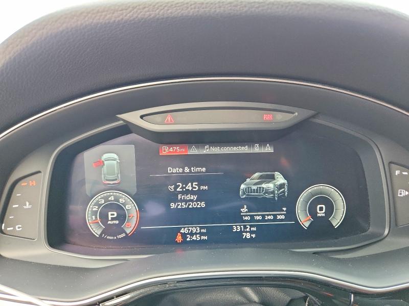 2019 Audi Q8 მანქანა იყიდება აუქციონზე, vin: WA1EVAF11KD043071, აუქციონის ნომერი: 70531876