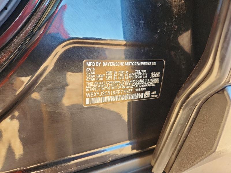 Aukcja sprzedaży 2019 Bmw X2, vin: WBXYJ3C51KEP77627, numer aukcji: 67365546