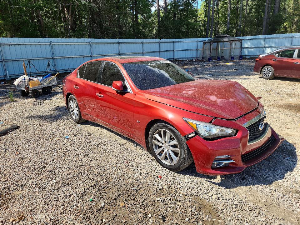 68353446 :رقم المزاد ، JN1BV7AP6FM346721 vin ، 2015 Infiniti Q50 مزاد بيع