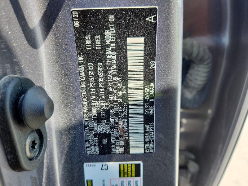 2020 Lexus Rx მანქანა იყიდება აუქციონზე, vin: 2T2JGMDA4LC053557, აუქციონის ნომერი: 69424706
