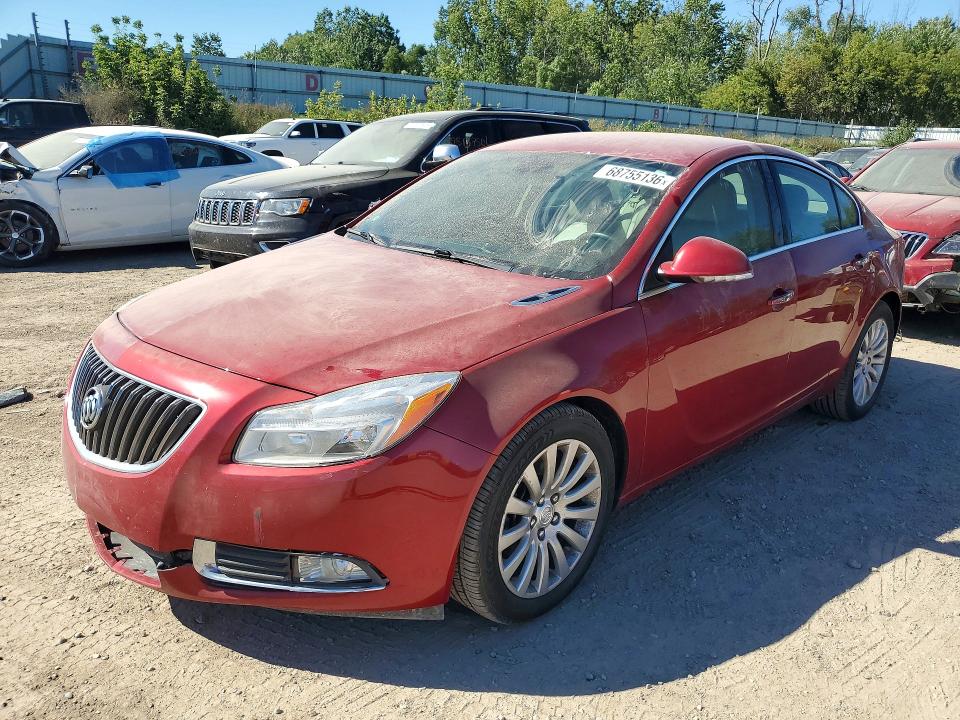 Продаж на аукціоні авто 2012 Buick Regal, vin: 2G4GS5EV4C9212707, номер лоту: 68755136