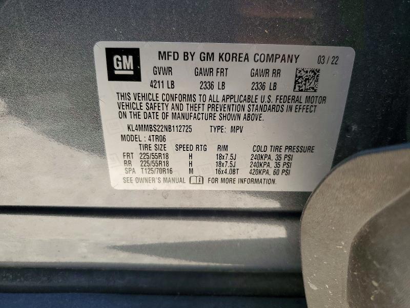 Aukcja sprzedaży 2022 Buick Encore Gx, vin: KL4MMBS22NB112725, numer aukcji: 67151196