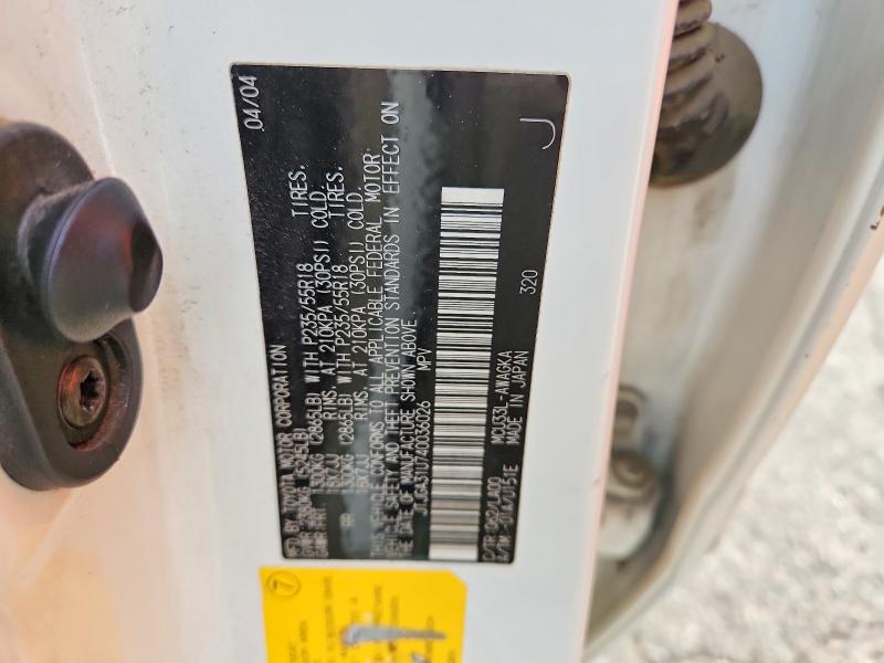 Aukcja sprzedaży 2004 Lexus Rx, vin: JTJGA31U740036026, numer aukcji: 68106826