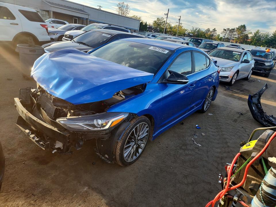 Aukcja sprzedaży 2017 Hyundai Elantra, vin: KMHD04LB0HU345227, numer aukcji: 70673786