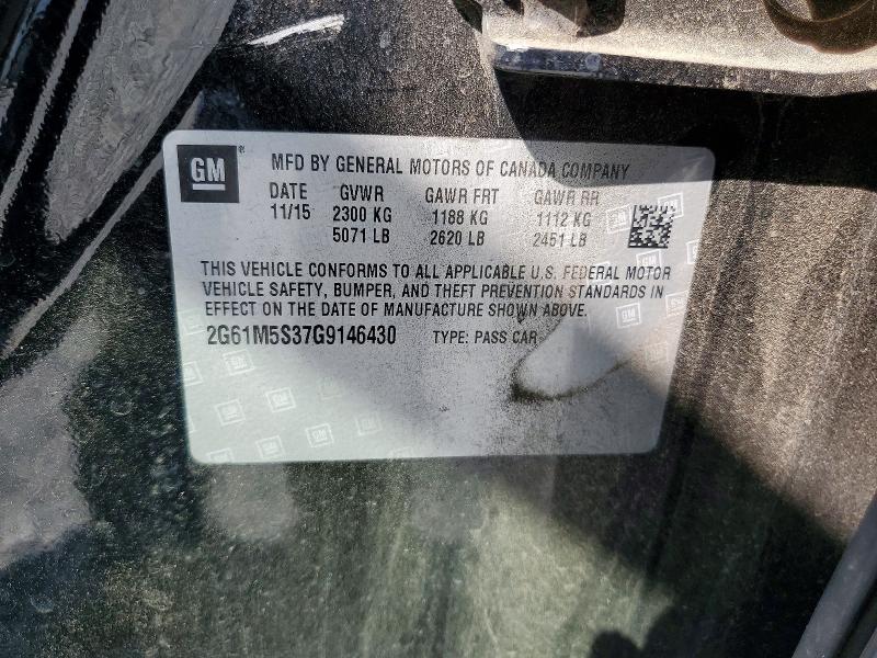 2016 Cadillac Xts მანქანა იყიდება აუქციონზე, vin: 2G61M5S37G9146430, აუქციონის ნომერი: 68556916