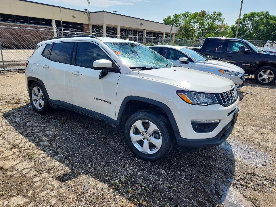 2018 Jeep Compass მანქანა იყიდება აუქციონზე, vin: 3C4NJDBB6JT281752, აუქციონის ნომერი: 66639526