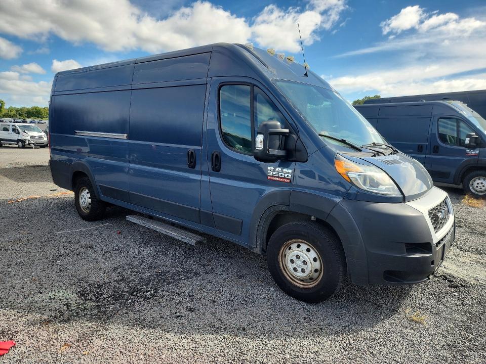 2021 Ram Promaster 3500 მანქანა იყიდება აუქციონზე, vin: 3C6MRVJG4ME544845, აუქციონის ნომერი: 69055616