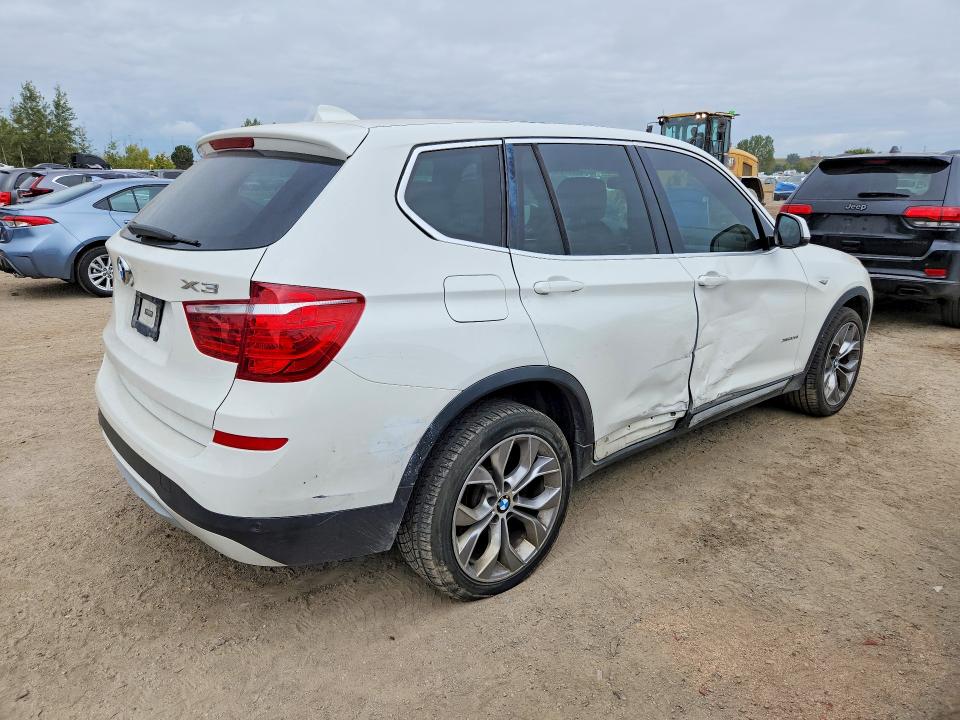 2017 Bmw X3 მანქანა იყიდება აუქციონზე, vin: 5UXWX9C58H0T07864, აუქციონის ნომერი: 68037216