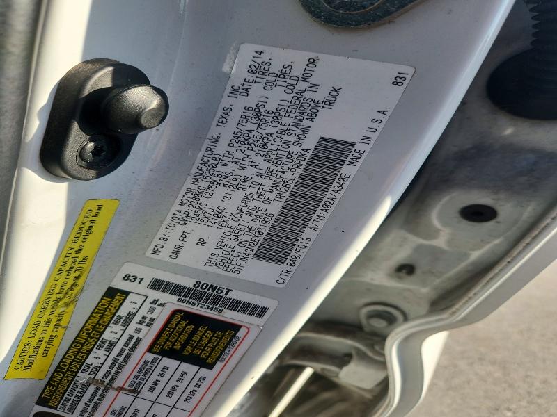 2014 Toyota Tacoma მანქანა იყიდება აუქციონზე, vin: 5TFJX4GN2EX031936, აუქციონის ნომერი: 70539426