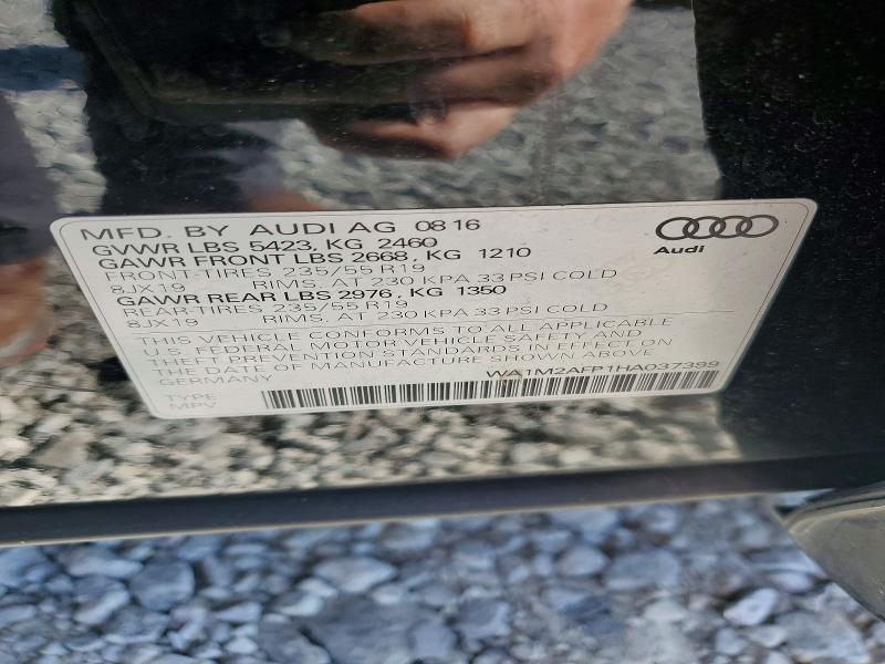 Продажа на аукционе авто 2017 Audi Q5, vin: WA1M2AFP1HA037399, номер лота: 70608746